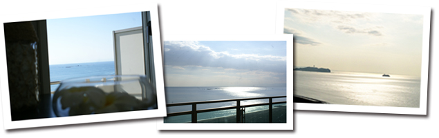 店内からの景色